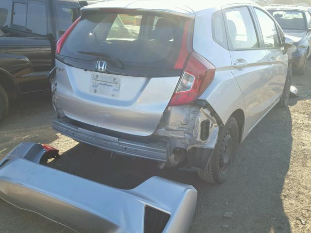 JHMGK5H50GX001381 - 2016 HONDA FIT LX Argent photo 4