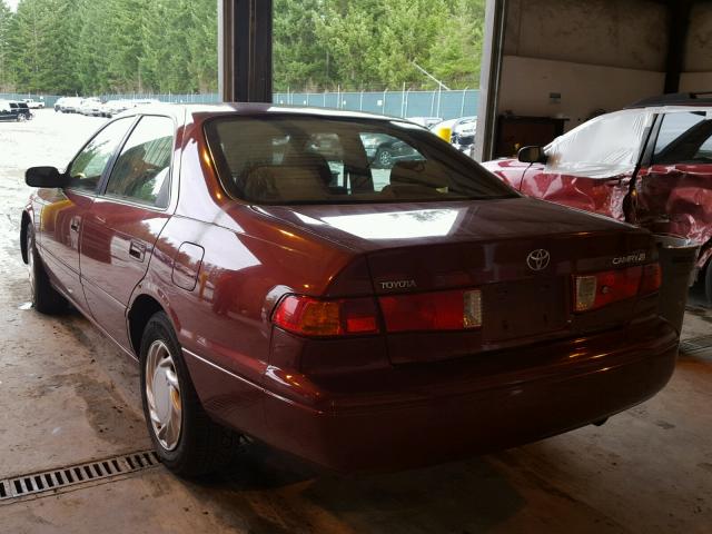 JT2BG22K810538762 - 2001 TOYOTA CAMRY CE RED photo 3