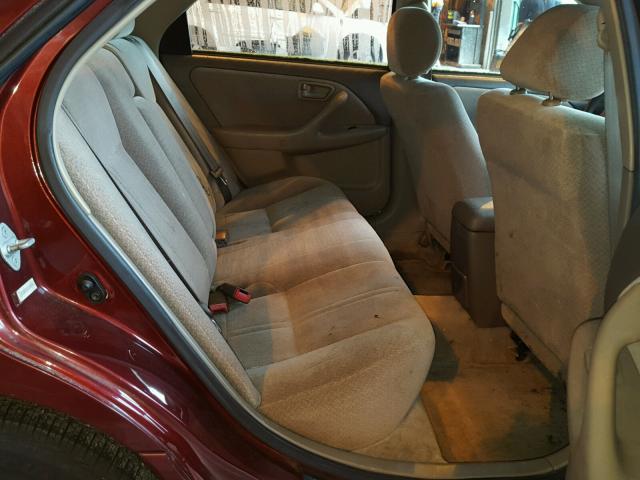 JT2BG22K810538762 - 2001 TOYOTA CAMRY CE RED photo 6