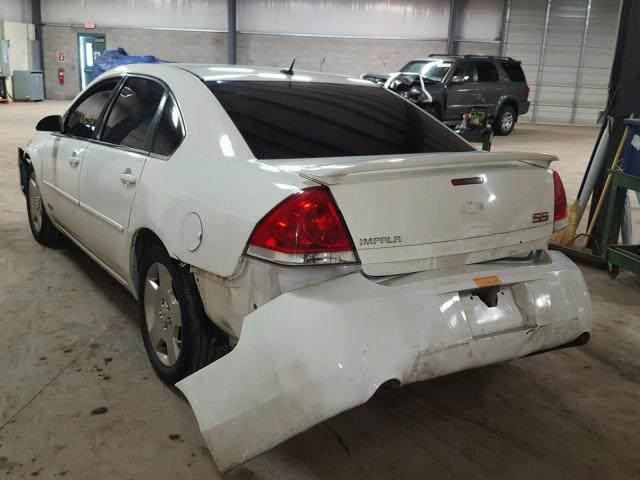 2G1WD58C279231789 - 2007 CHEVROLET IMPALA SUP WHITE photo 3