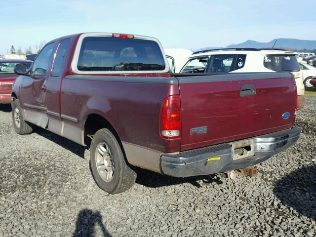 1FTDX1761VKD39343 - 1997 FORD F150 RED photo 3