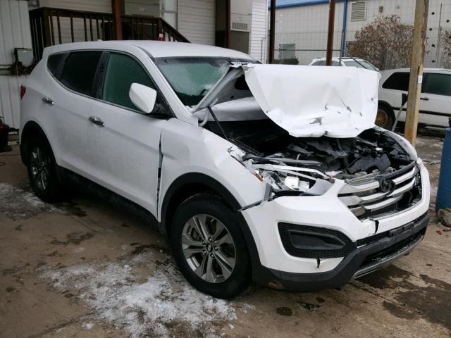 5XYZTDLBXFG295212 - 2015 HYUNDAI SANTA FE S WHITE photo 1