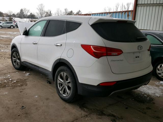 5XYZTDLBXFG295212 - 2015 HYUNDAI SANTA FE S WHITE photo 3