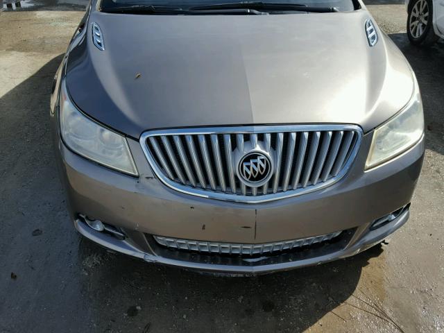 1G4GE5ED4BF336822 - 2011 BUICK LACROSSE C BROWN photo 7