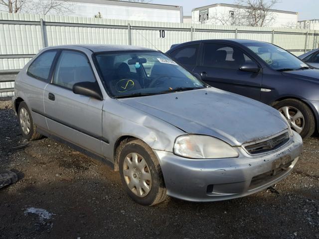 2HGEJ6345YH111401 - 2000 HONDA CIVIC DX SILVER photo 1