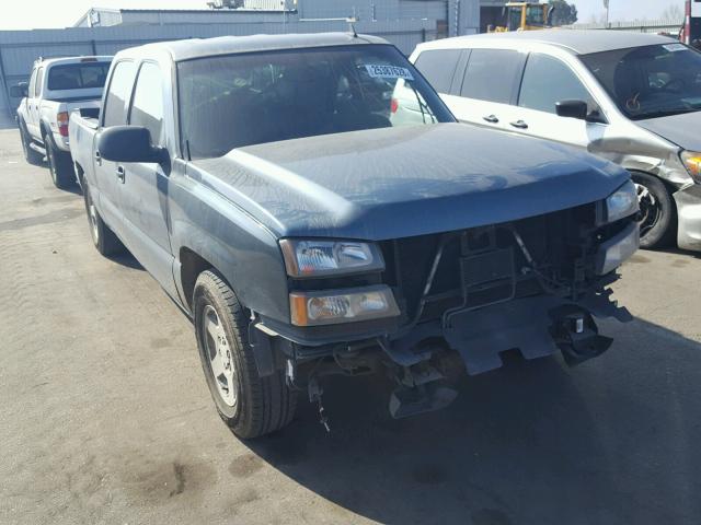 2GCEC13T261156739 - 2006 CHEVROLET SILVERADO BLUE photo 1