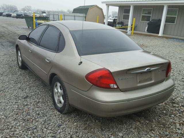 1FAFP55273A278671 - 2003 FORD TAURUS SES TAN photo 3