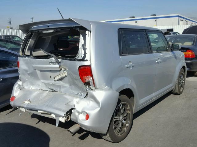JTLZE4FE7CJ006660 - 2012 TOYOTA SCION XB SILVER photo 4