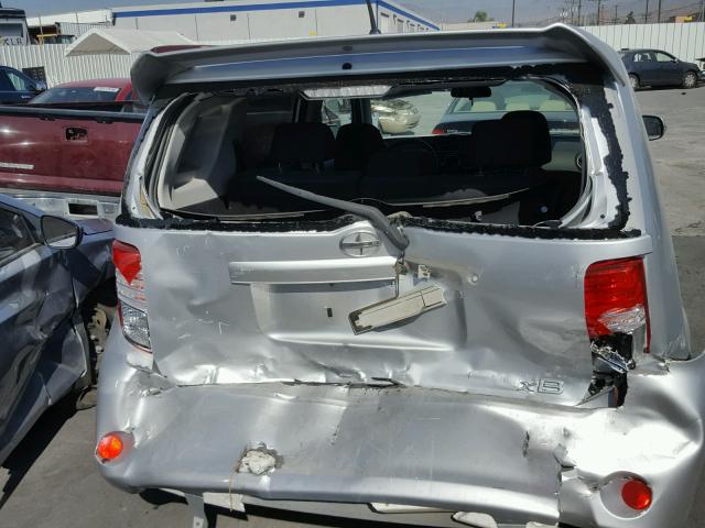 JTLZE4FE7CJ006660 - 2012 TOYOTA SCION XB SILVER photo 9