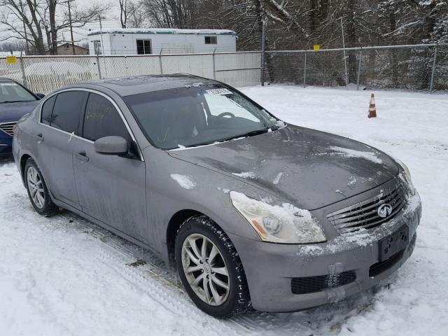 JNKBV61F67M823923 - 2007 INFINITI G35 GRAY photo 1