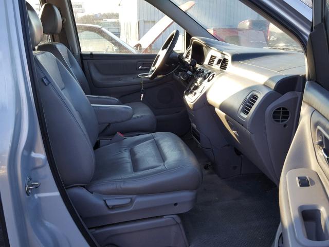 5FNRL18022B033594 - 2002 HONDA ODYSSEY EX SILVER photo 5