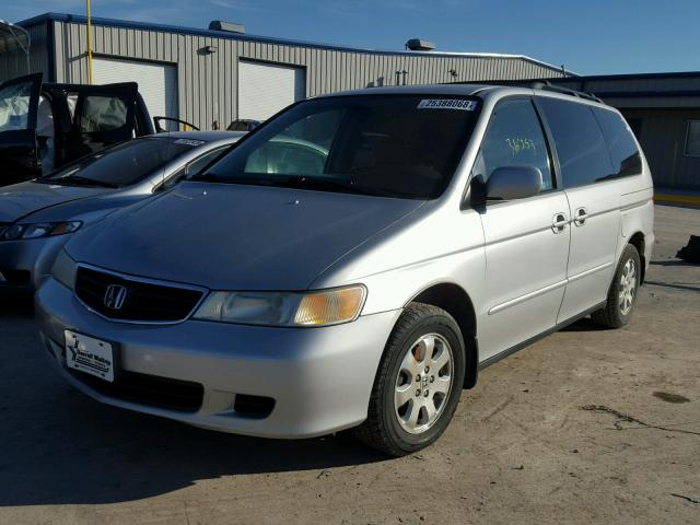 5FNRL18084B041525 - 2004 HONDA ODYSSEY EX SILVER photo 2