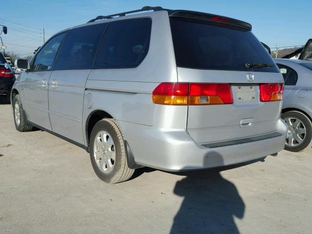 5FNRL18084B041525 - 2004 HONDA ODYSSEY EX SILVER photo 3