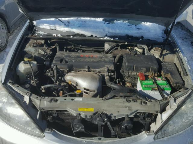 4T1BE32K75U400076 - 2005 TOYOTA CAMRY LE SILVER photo 7