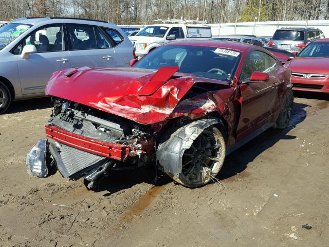 1FA6P8CF5G5301404 - 2016 FORD MUSTANG GT RED photo 2