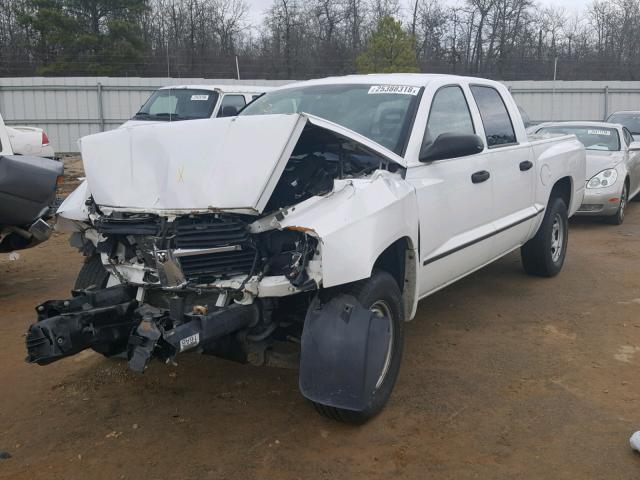 1D7HE28K65S338316 - 2005 DODGE DAKOTA QUA WHITE photo 2