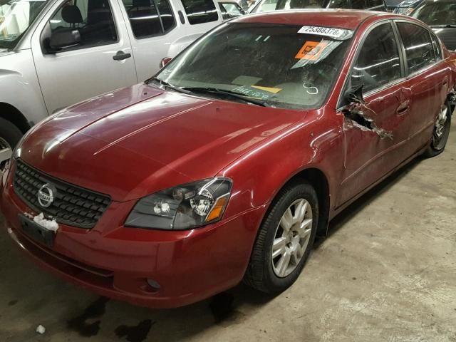 1N4AL11D06C176756 - 2006 NISSAN ALTIMA S MAROON photo 2