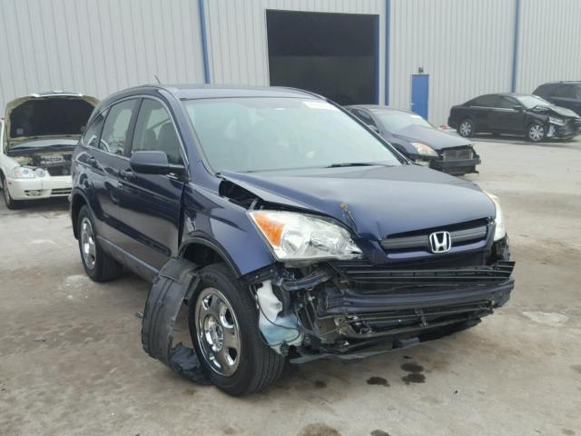 5J6RE38329L030616 - 2009 HONDA CR-V LX BLUE photo 1