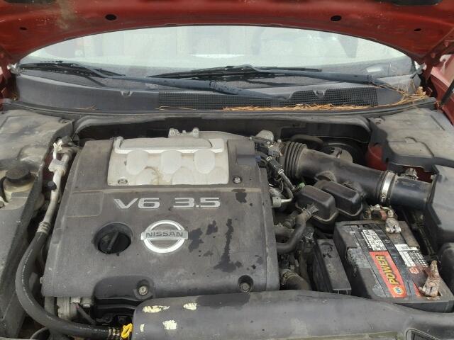 1N4BA41E96C831050 - 2006 NISSAN MAXIMA SE RED photo 7