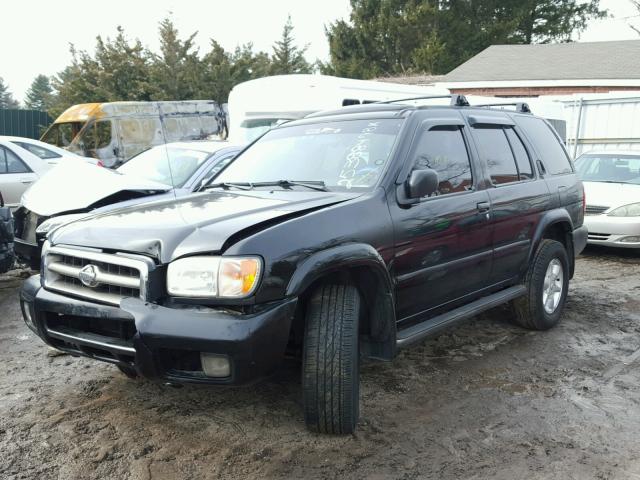 JN8DR09Y61W584472 - 2001 NISSAN PATHFINDER BLACK photo 2