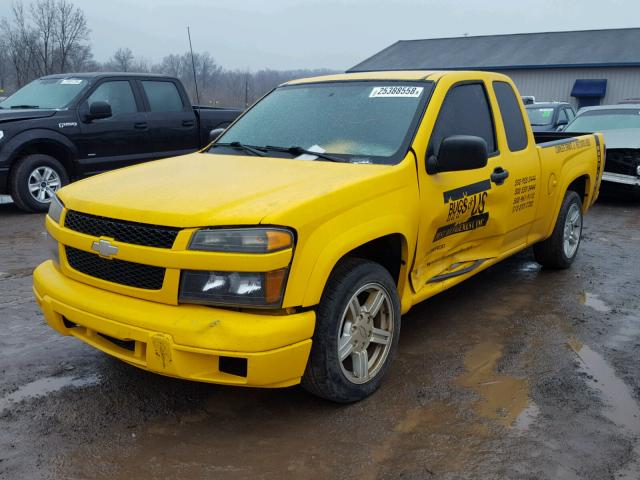 1GCCS198358103864 - 2005 CHEVROLET COLORADO YELLOW photo 2