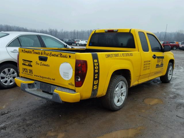 1GCCS198358103864 - 2005 CHEVROLET COLORADO YELLOW photo 4