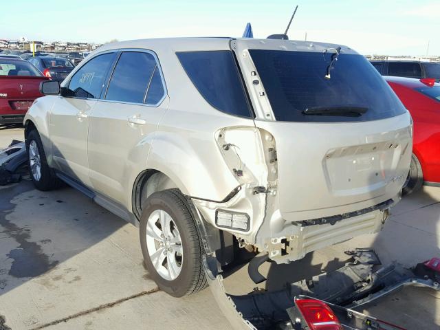 2GNALBEK5G1162777 - 2016 CHEVROLET EQUINOX LS TAN photo 3