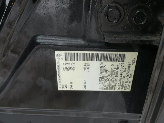 1N4BL2AP7AN469975 - 2010 NISSAN ALTIMA SR BLACK photo 7