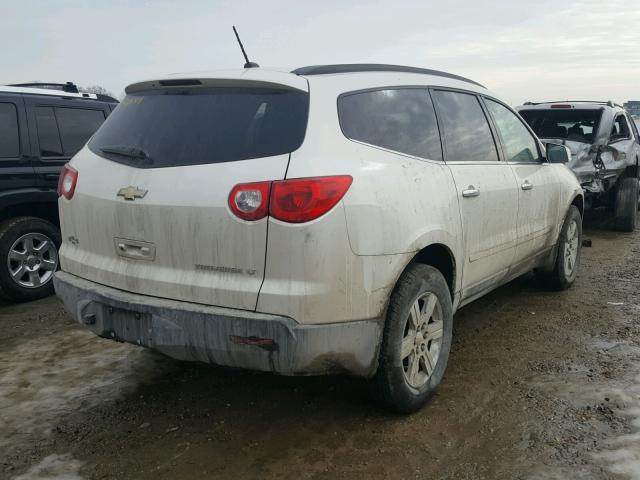 1GNKRJED3CJ228905 - 2012 CHEVROLET TRAVERSE L WHITE photo 4