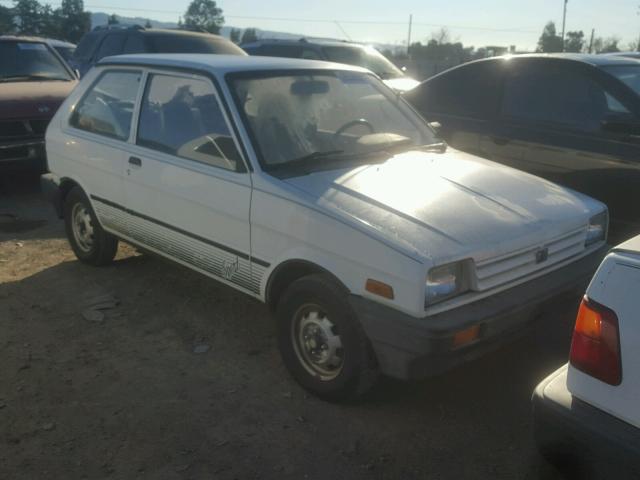 JF1KA72A5JB706879 - 1988 SUBARU JUSTY DL WHITE photo 1