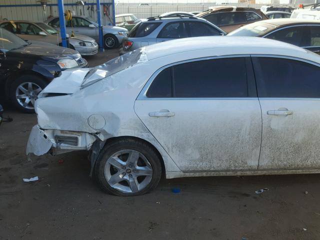 1G1ZH57899E238453 - 2009 CHEVROLET MALIBU 1LT თეთრი ფოტო 9