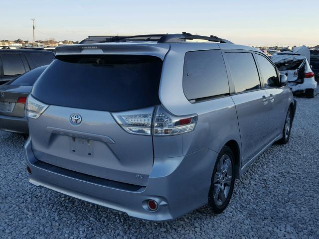 5TDXK3DC5BS164505 - 2011 TOYOTA SIENNA SPO SILVER photo 4