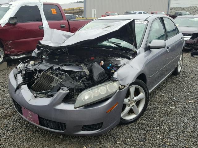 1YVHP80C375M31642 - 2007 MAZDA 6 I GRAY photo 2