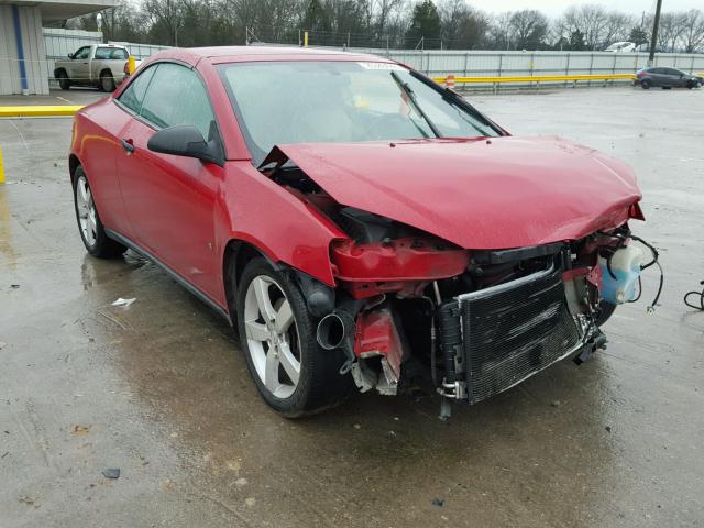 1G2ZH361774230434 - 2007 PONTIAC G6 GT RED photo 1