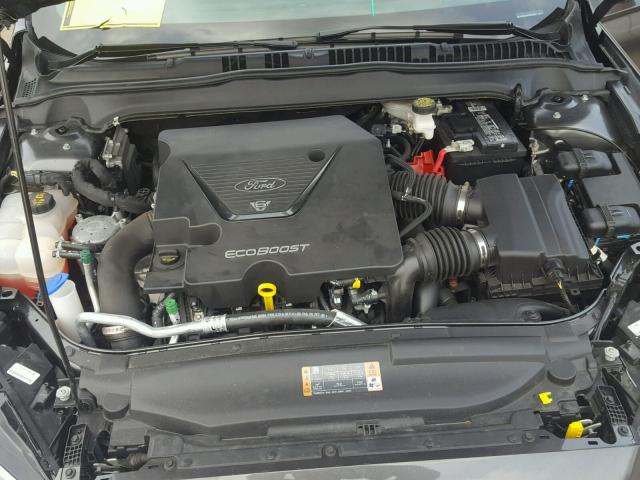 3FA6P0VP9HR346982 - 2017 FORD FUSION SPO GRAY photo 7