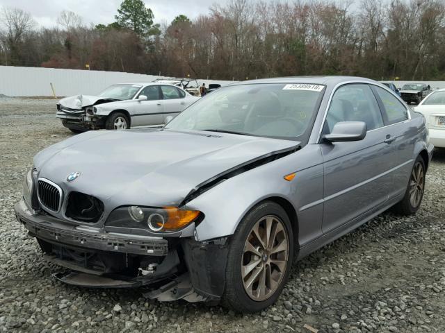 WBABD53414PL14842 - 2004 BMW 330 CI GRAY photo 2