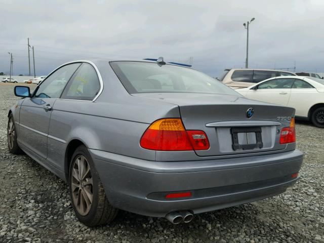 WBABD53414PL14842 - 2004 BMW 330 CI GRAY photo 3