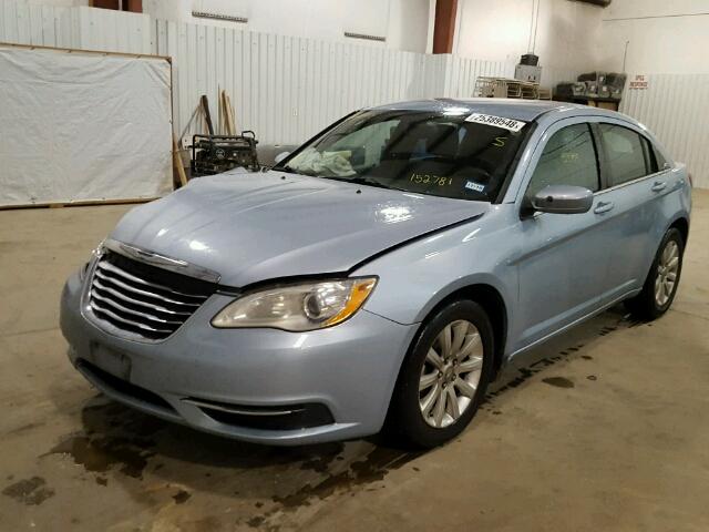 1C3CCBBB4EN152781 - 2014 CHRYSLER 200 TOURIN BLUE photo 2