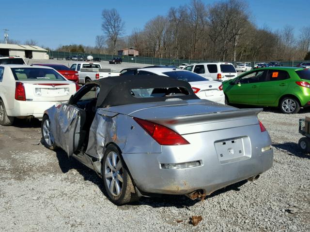 JN1AZ36D04T110673 - 2004 NISSAN 350Z ROADS SILVER photo 3