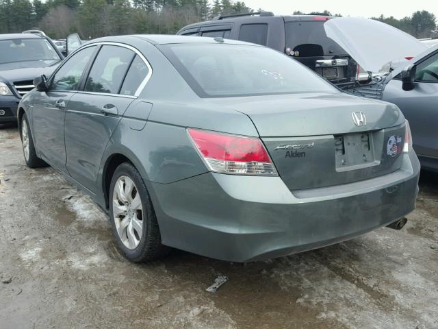 1HGCP26829A078158 - 2009 HONDA ACCORD EXL GREEN photo 3