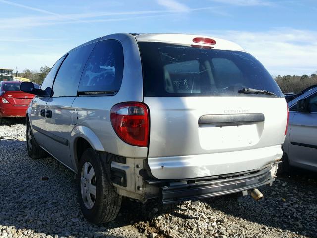 1D4GP25B85B275534 - 2005 DODGE CARAVAN SE SILVER photo 3