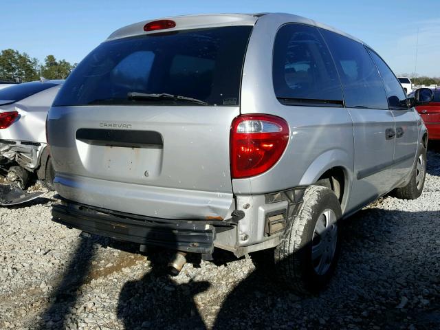 1D4GP25B85B275534 - 2005 DODGE CARAVAN SE SILVER photo 4