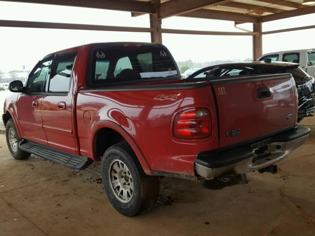 1FTRW08WX1KD90285 - 2001 FORD F150 SUPER RED photo 3