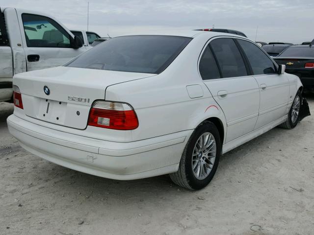 WBADT63461CF08130 - 2001 BMW 530 I AUTO WHITE photo 4