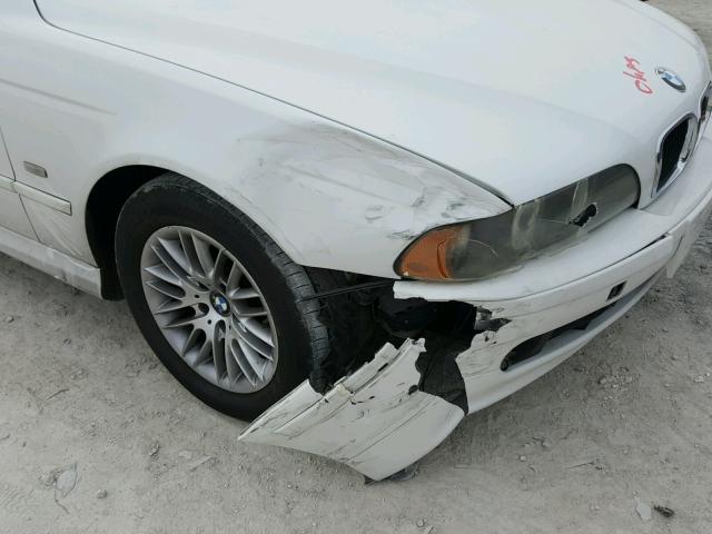 WBADT63461CF08130 - 2001 BMW 530 I AUTO WHITE photo 9