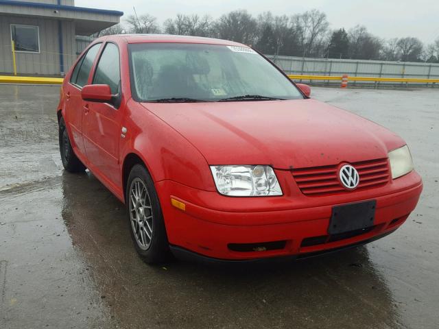 3VWSD69M21M148443 - 2001 VOLKSWAGEN JETTA GLS RED photo 1