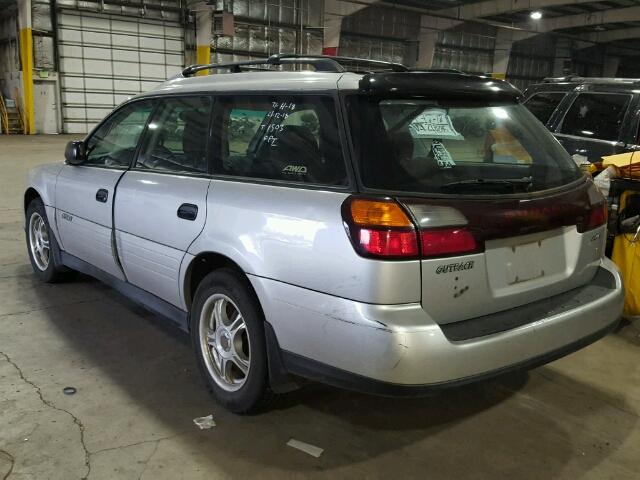 4S3BH675247611344 - 2004 SUBARU LEGACY OUT SILVER photo 3