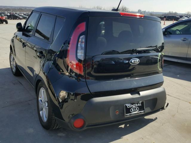 KNDJN2A25G7831271 - 2016 KIA SOUL BLACK photo 3