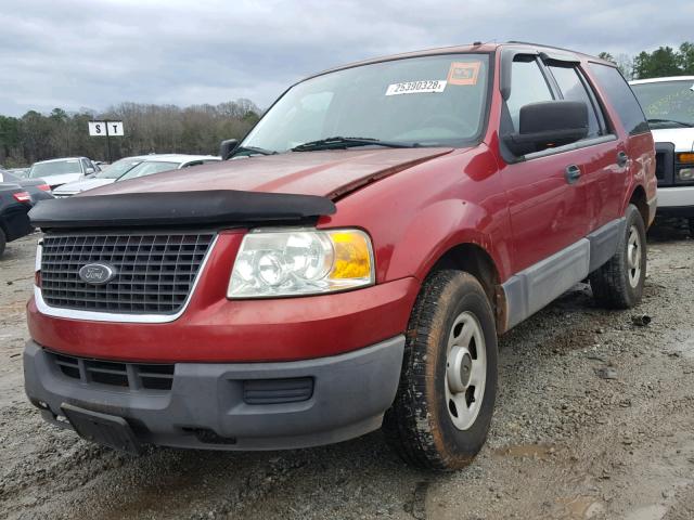 1FMRU13WX4LB07624 - 2004 FORD EXPEDITION RED photo 2