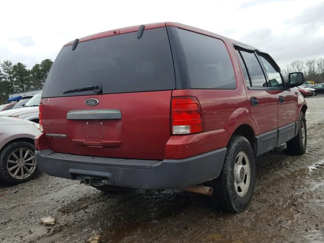 1FMRU13WX4LB07624 - 2004 FORD EXPEDITION RED photo 4